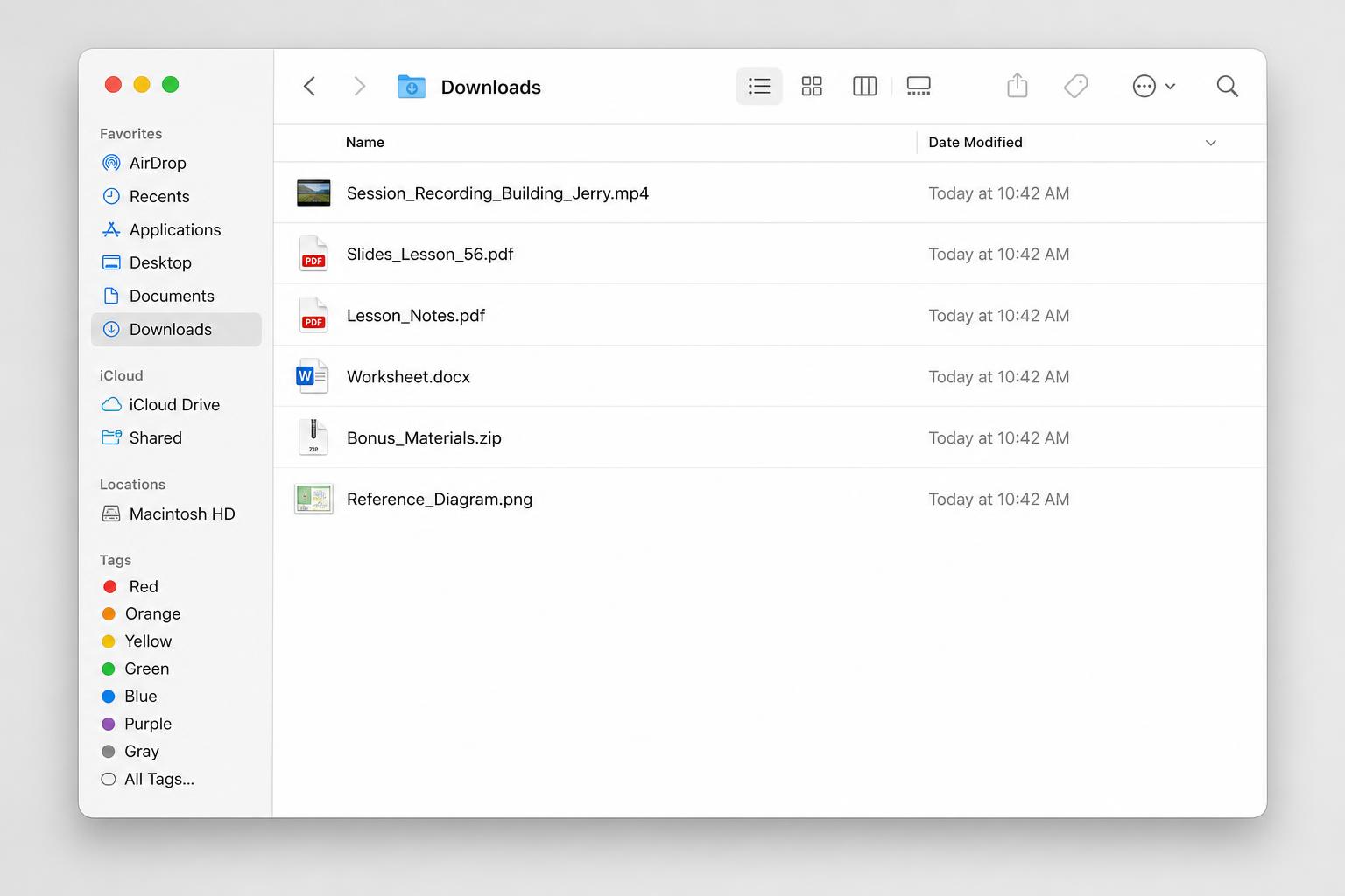 Files download to your computer